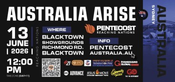 Pentecost 2026 – Sydney, Australia – June 13th